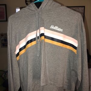 hollister cropped hoodie
